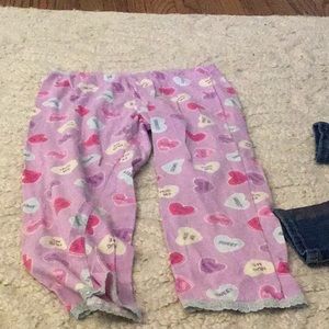 Esme heart pjs, girls size 12 multicolored